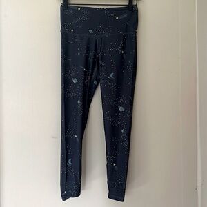 Victoria’s Secret Sport Leggings, Galaxy Design, Small (CL-3)